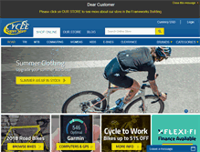 Tablet Screenshot of cyclesuperstore.ie
